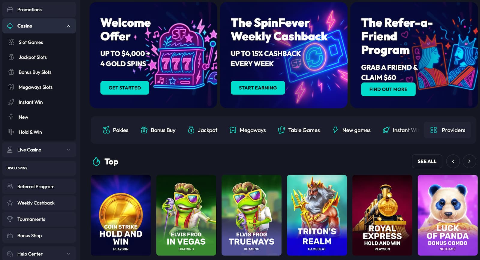 SpinFever Casino